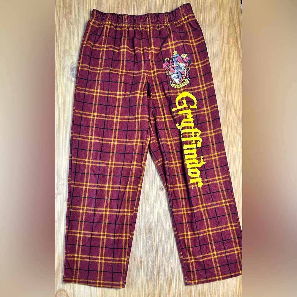 Gryffindor Red and Yellow Pajama Bottoms Cozy Sleepwear